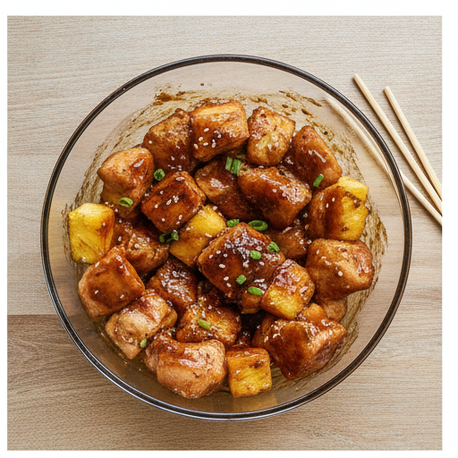 baked pineapple teriyaki chicken - step 2