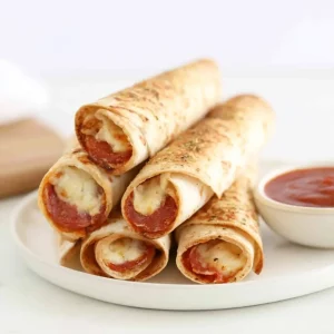 baked pizza wraps 426418829
