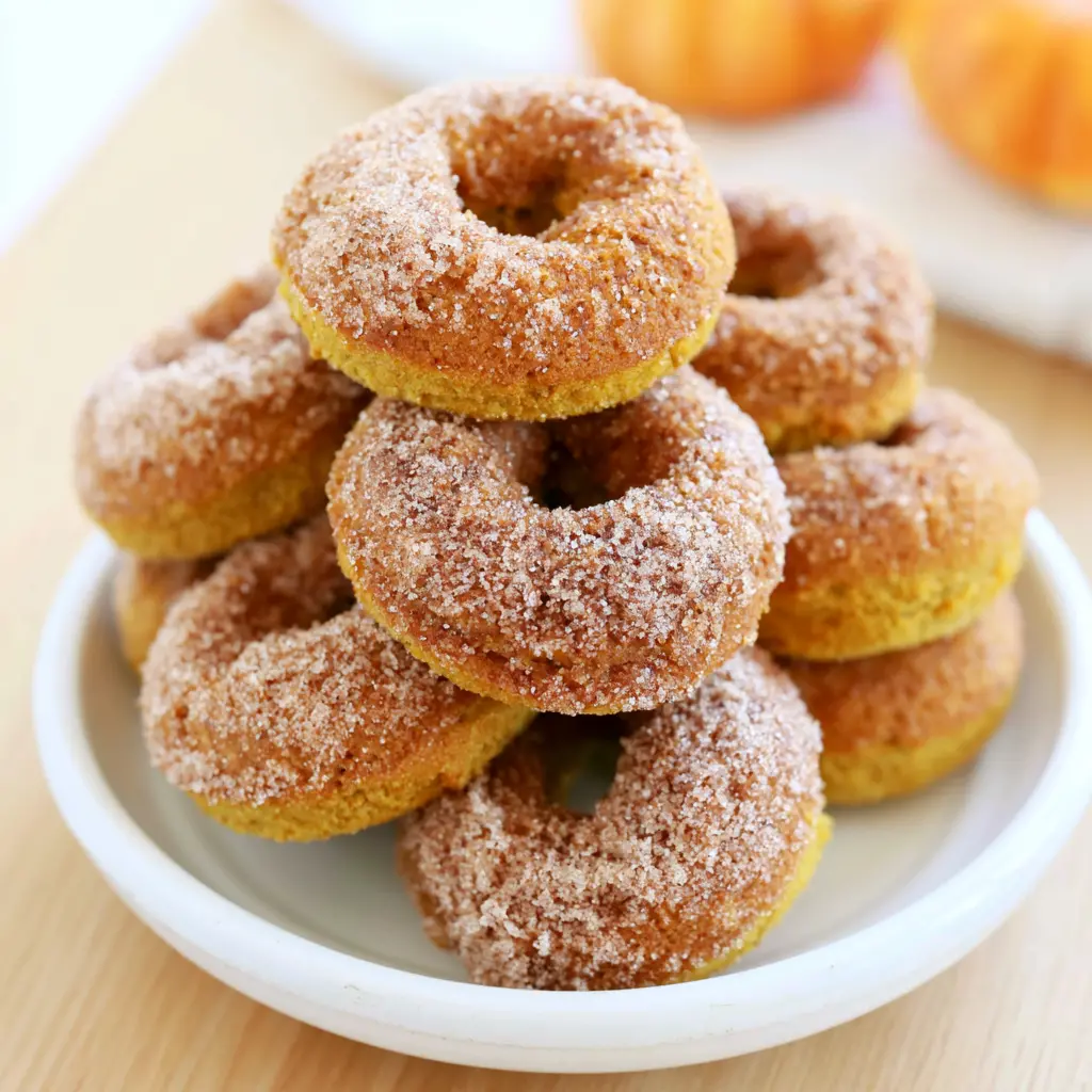 baked pumpkin donuts 444255662