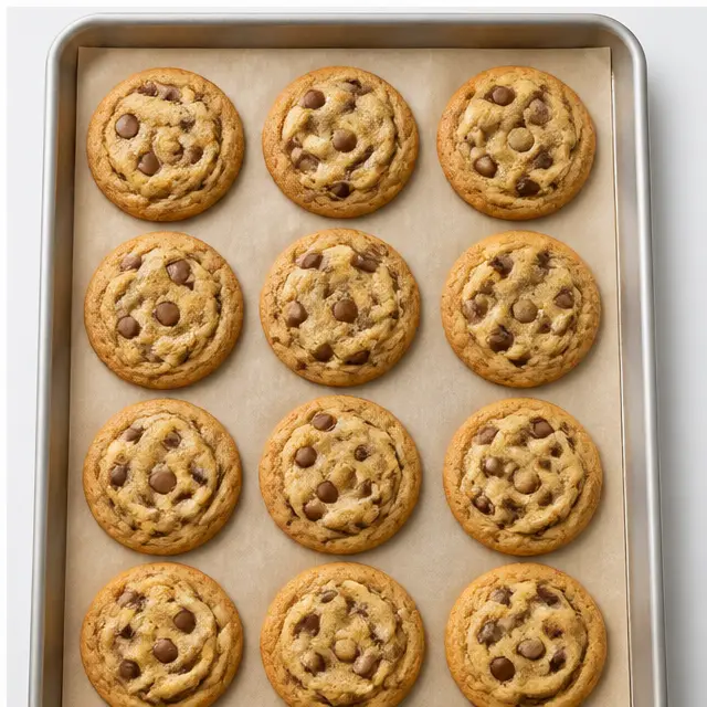 Step 4: Baking until the edges are golden and the centers are soft