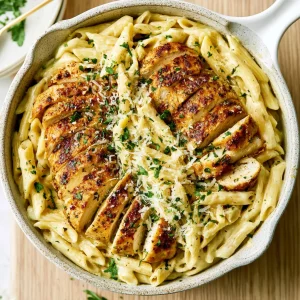 cajun garlic parmesan chicken penne 128289377