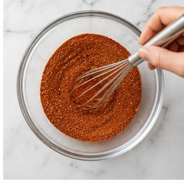 Step 2: Whisk the blend vigorously until no streaks remain