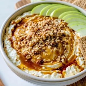 caramel apple cheesecake dip 139731036