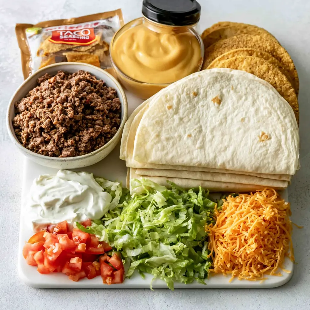chalupa nachos - main ingredients