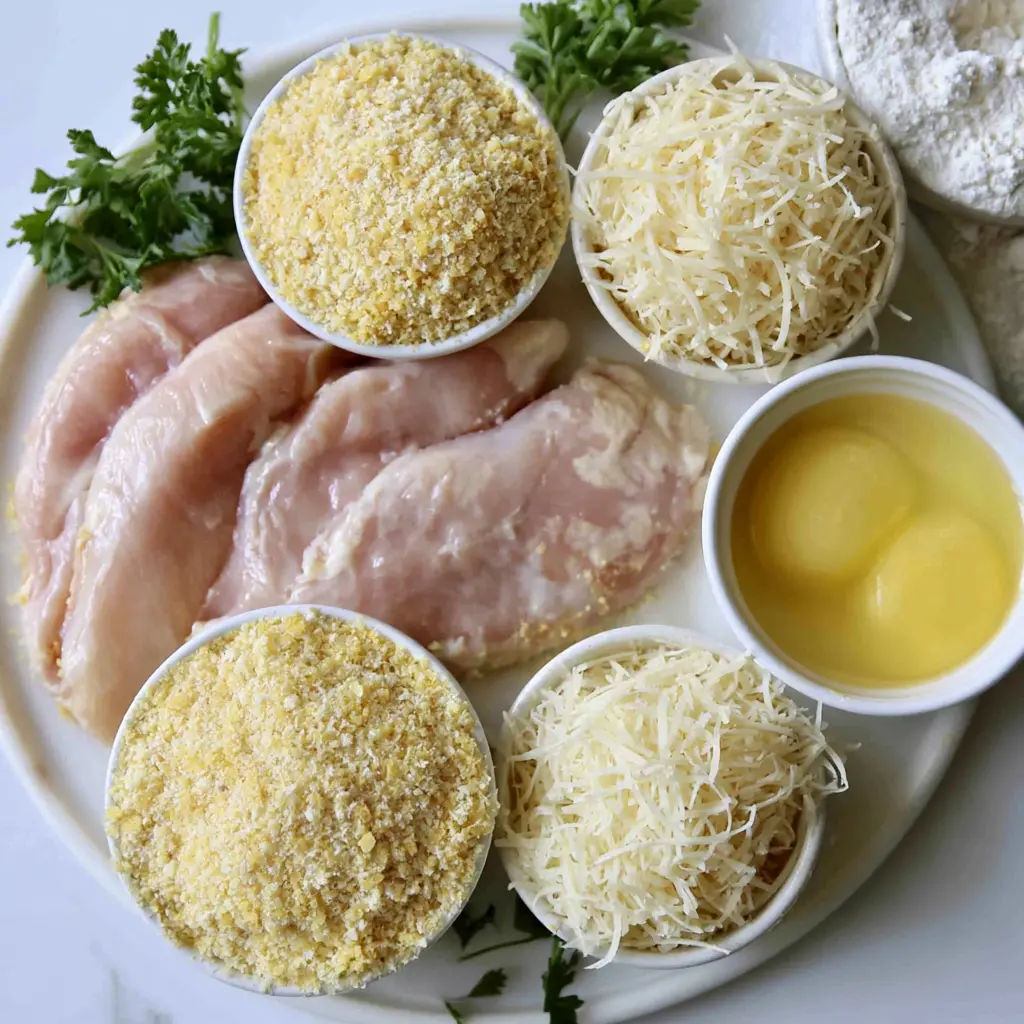 cheesecake factory chicken romano - main ingredients
