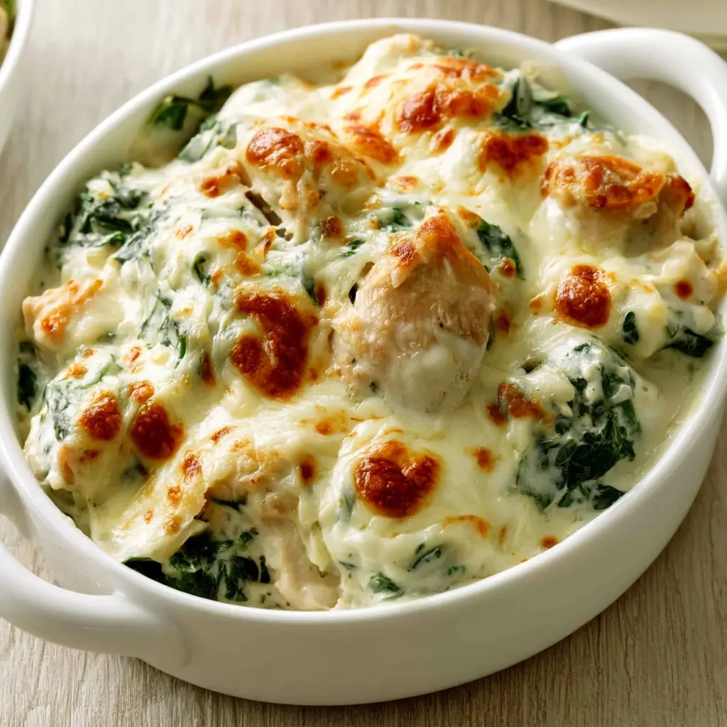 chicken and spinach casserole 945268816