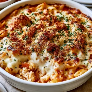 chicken parmesan casserole 600784616