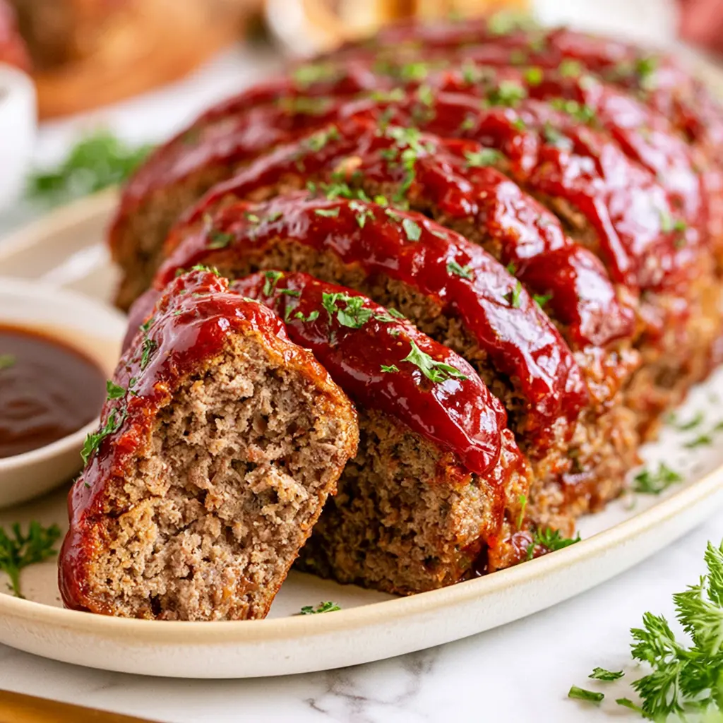 classic meatloaf - final presentation