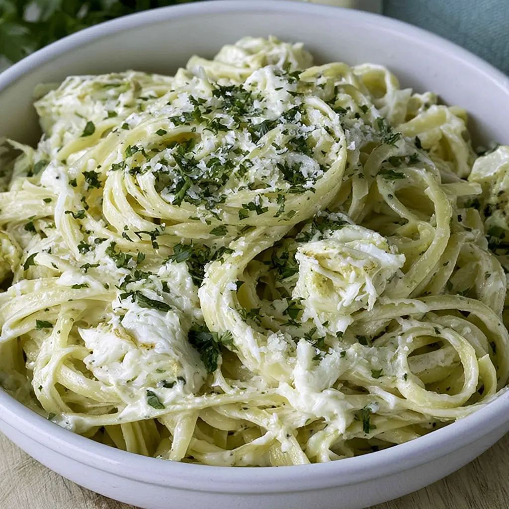 crab fettuccine alfredo 641481519
