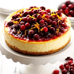 cranberry orange cheesecake 98195423