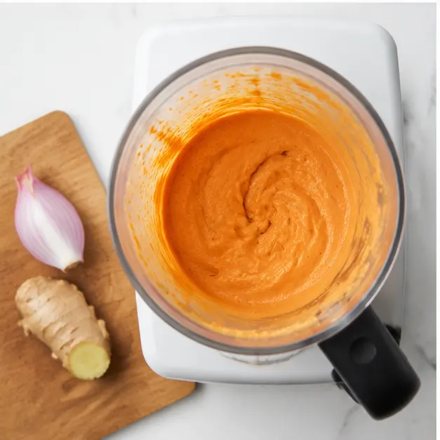 Step 3: Blend gochujang dressing until smooth