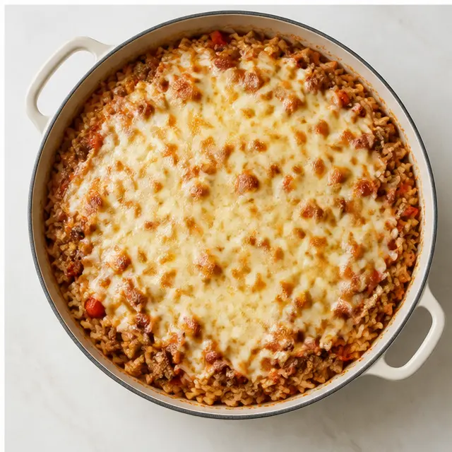 Top with mozzarella and melt until golden and bubbly