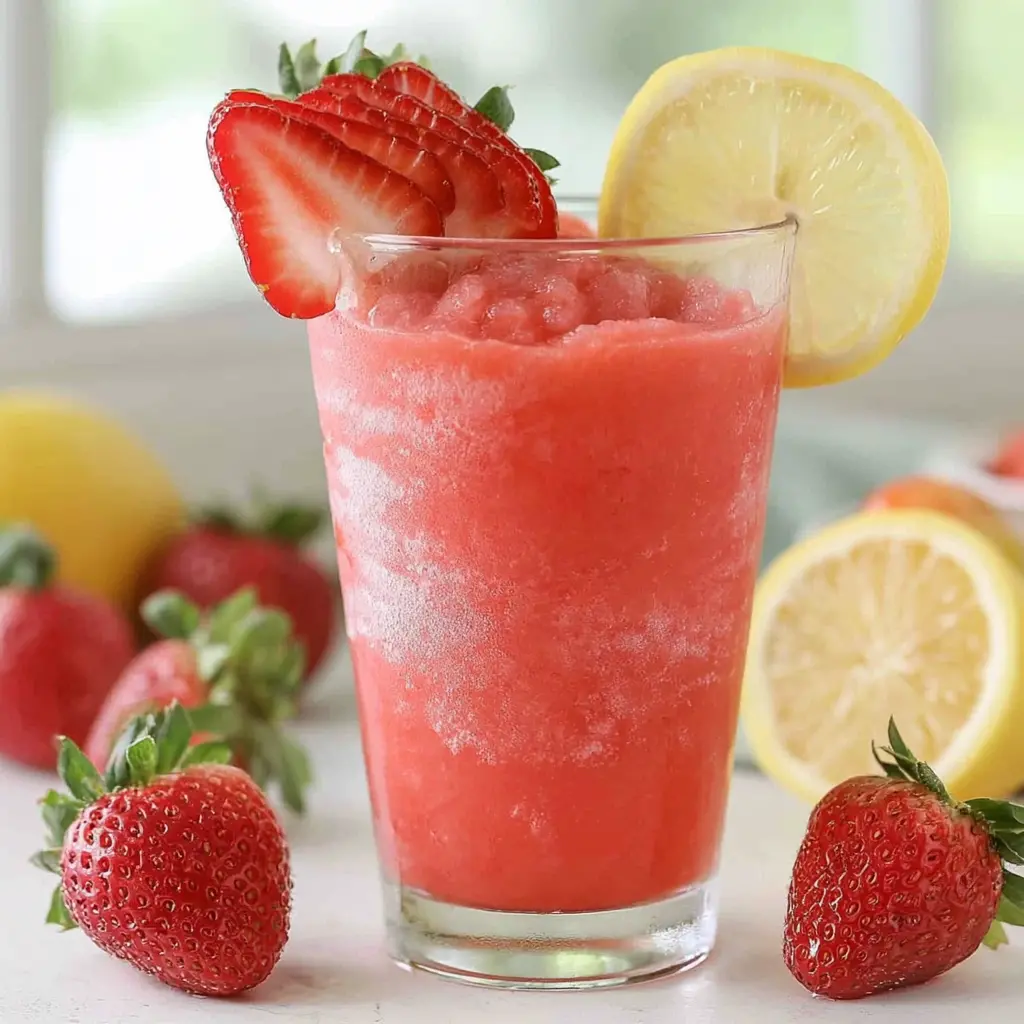 frozen strawberry lemonade 281933892