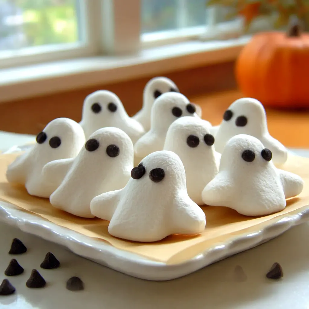 ghost meringue cookies - final presentation