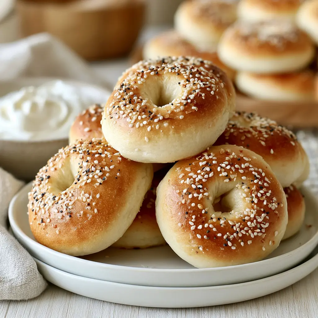 greek yogurt bagel bites - final presentation
