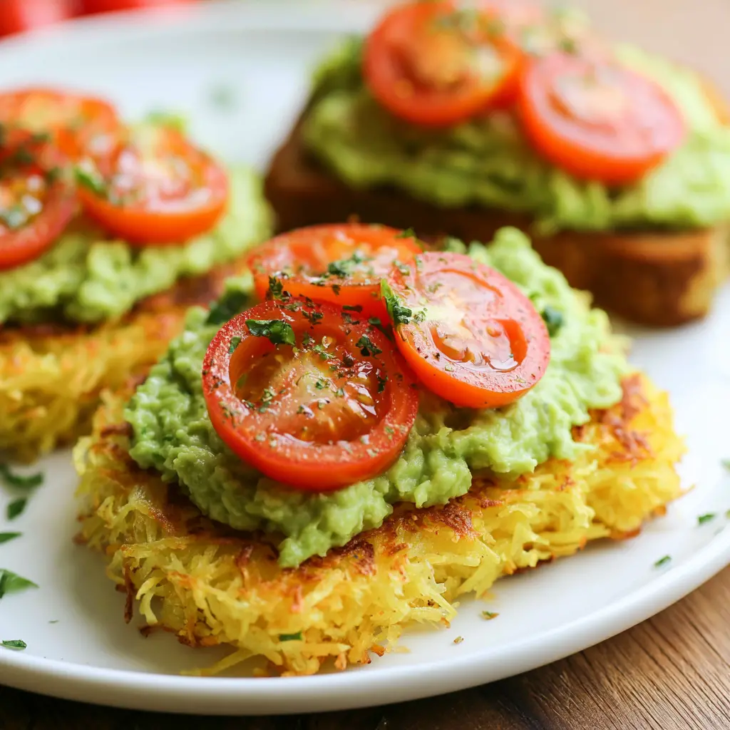 hash brown avocado toast 48981396