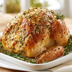 herb butter roasted turkey breast 378231638