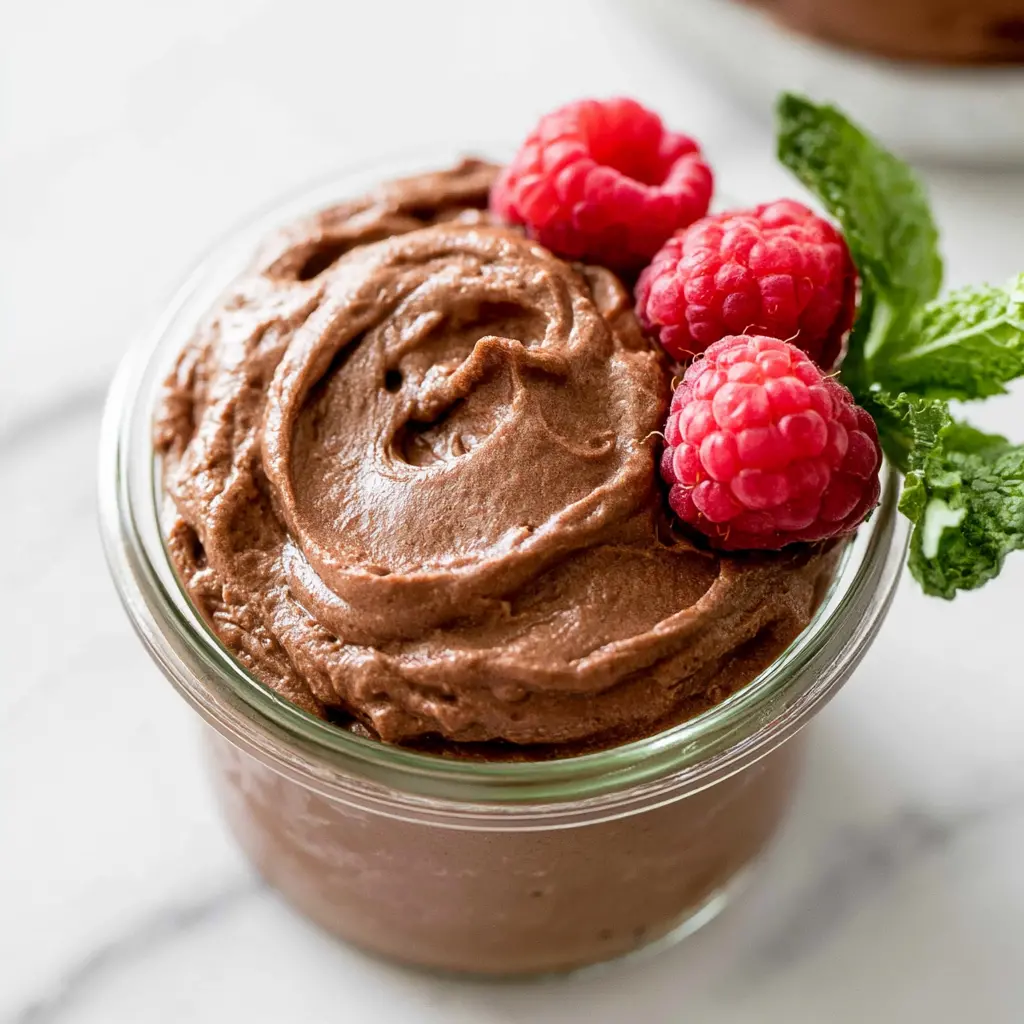 highprotein chocolate mousse - final presentation