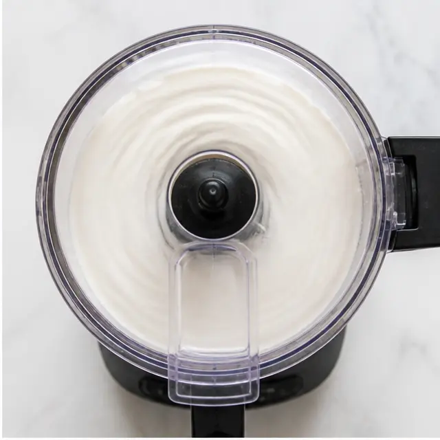 Step 2: Blend cottage cheese until velvety smooth