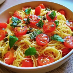 lemon capellini salad 423843740