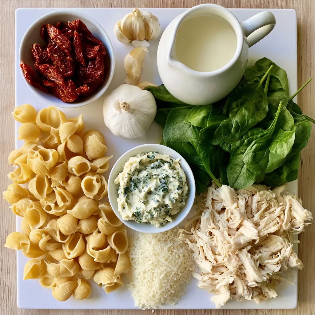 marry me chicken soup - main ingredients