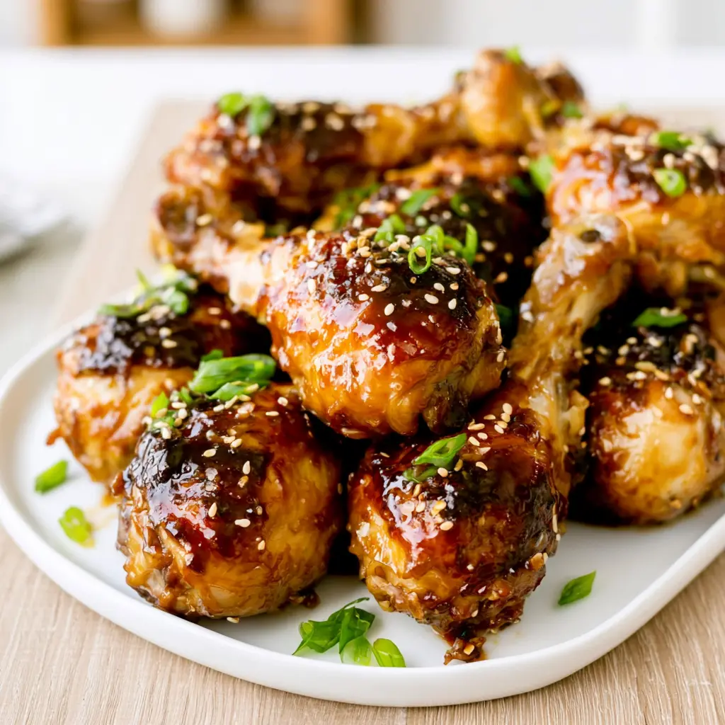 miso chicken thighs - final presentation