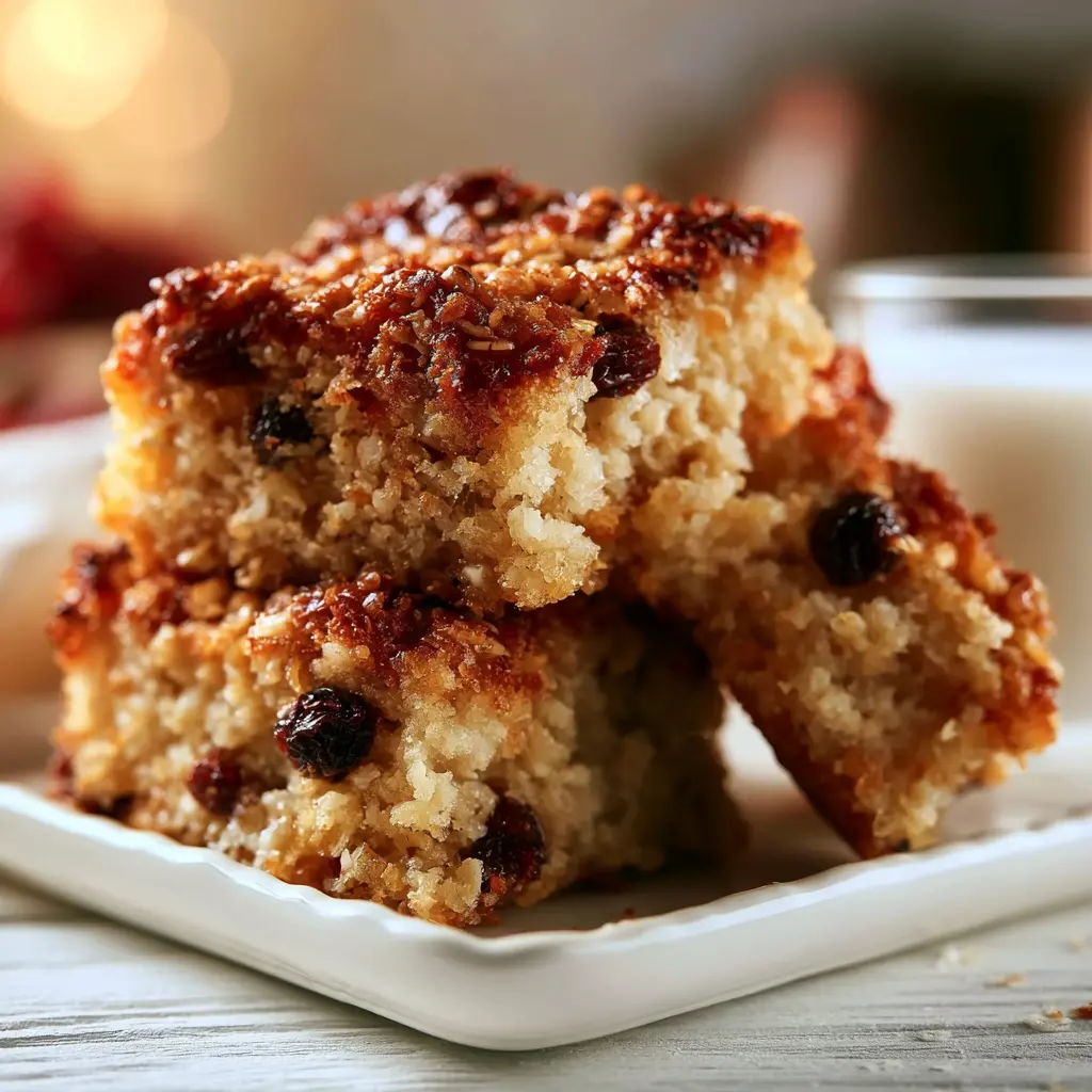 oatmeal raisin bars - final presentation