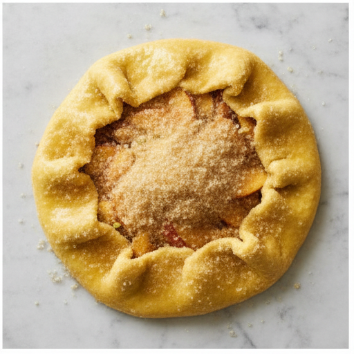 peach pistachio galettes - step 4