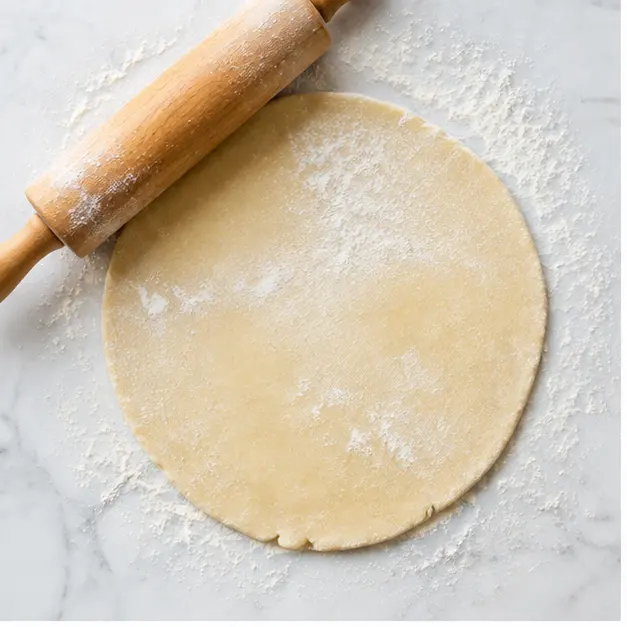 Rolling out the pie dough