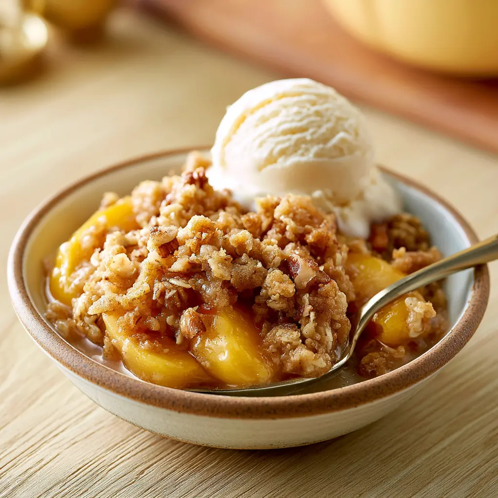 peach crisp - final presentation