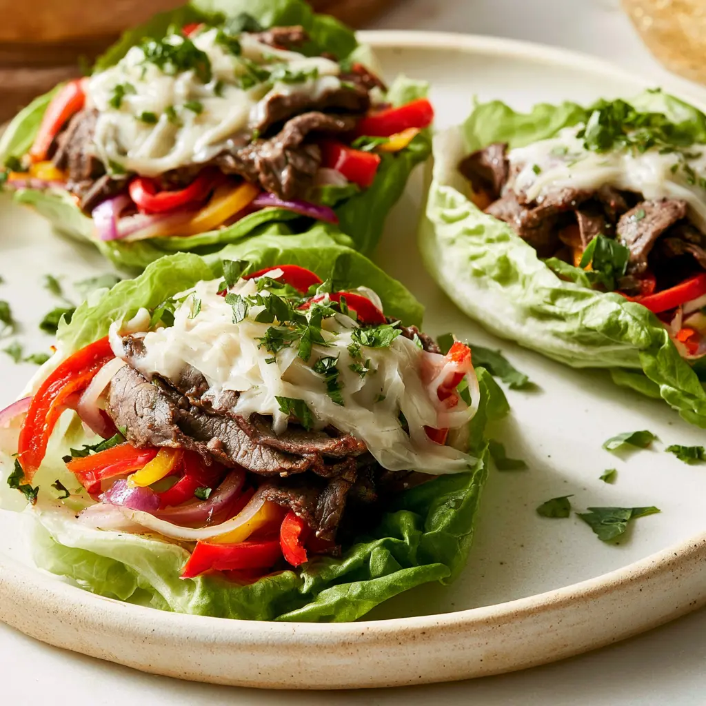 philly cheesesteak wraps - final presentation