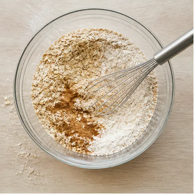 Whisk dry ingredients in a bowl
