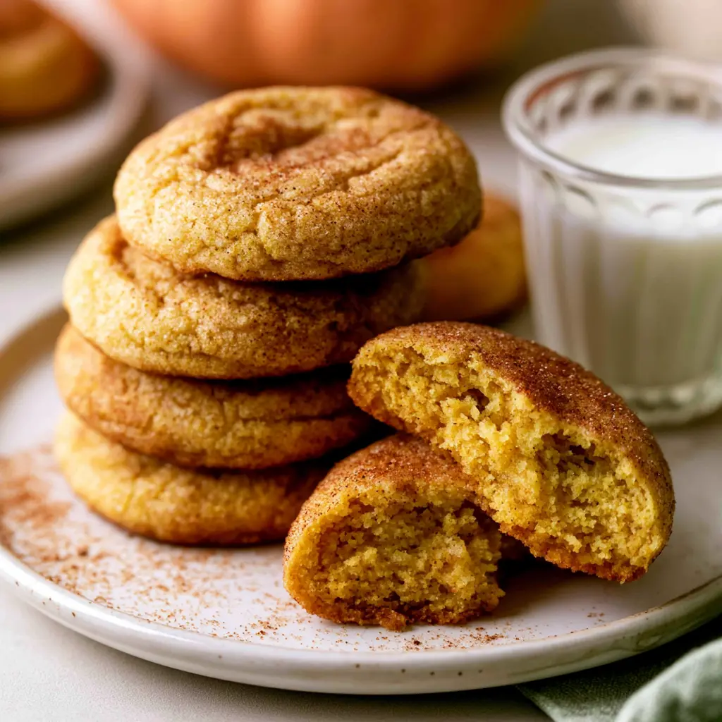 pumpkin snickerdoodle cookies - final presentation
