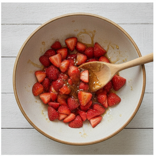 rustic strawberry galette - step 2