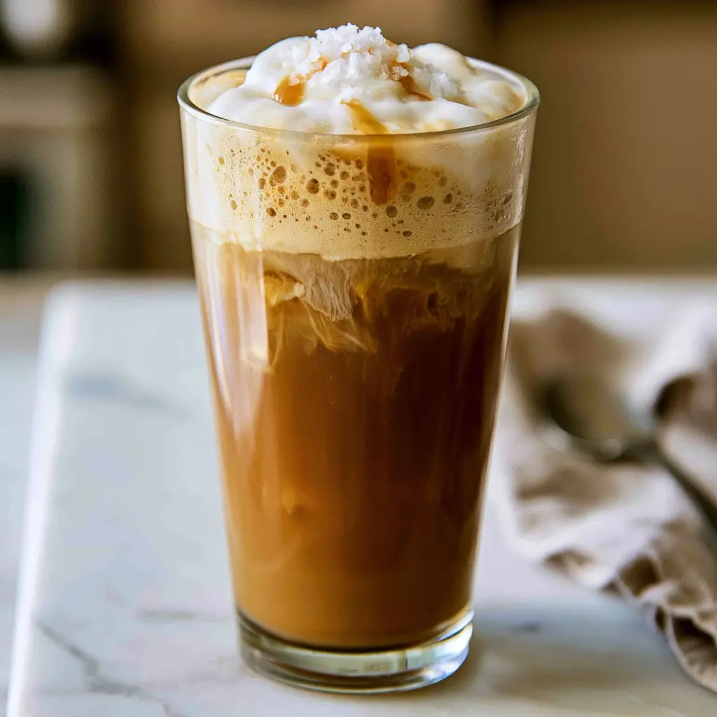 salty canadian iced latte - final presentation