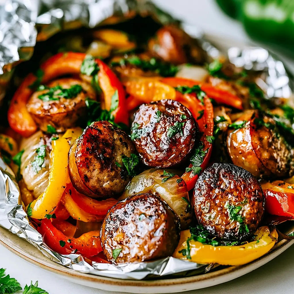 sausage and peppers foil packets 840846365