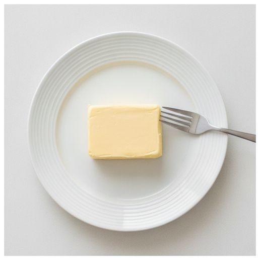 soy sauce compound butter - step 1