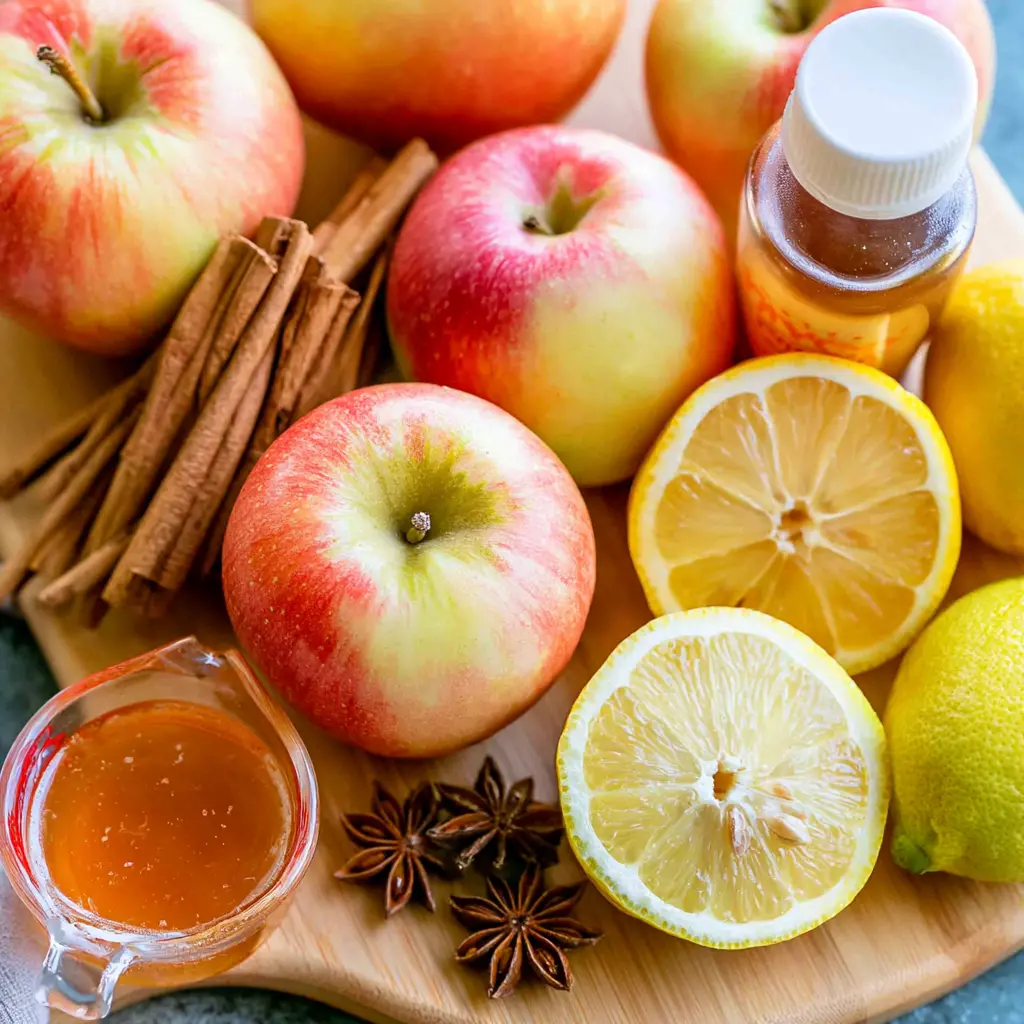 stovetop applesauce - main ingredients