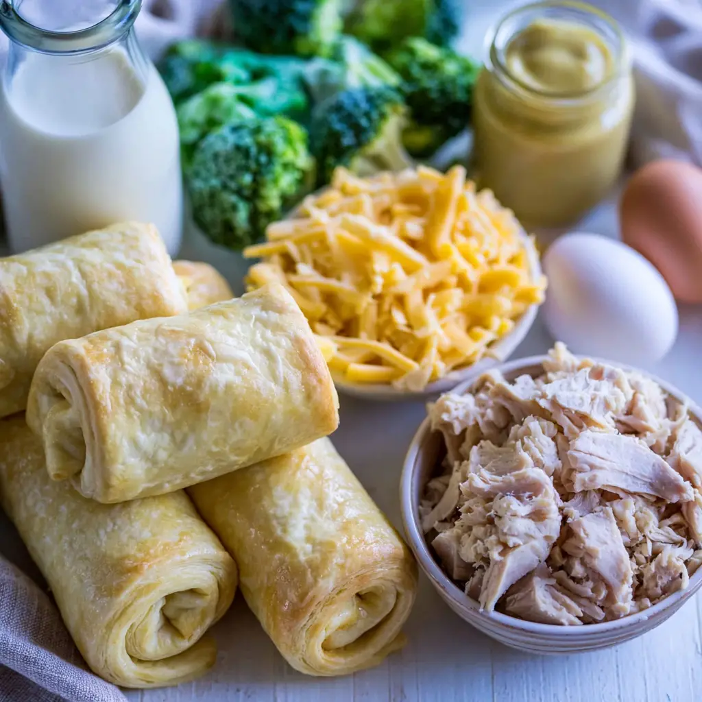 turkey pot pie - main ingredients