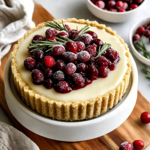 white chocolate cranberry tart 485144833