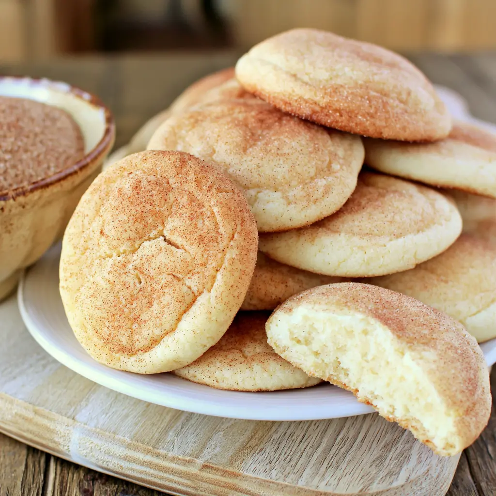 eggnog snickerdoodle cookies - final presentation